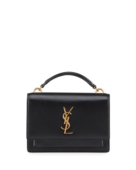 saint laurent sunset ysl monogram wallet on chain gold hardware|Saint Laurent crocodile chain wallet.